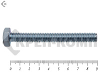 Болт полная резьба, цинк DIN933 6х 90 пр.5,8 Фасовка (2кг/111)