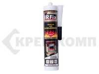 Герметик силикатный для печей, каминов High Temperature Sealant Черный IRFIX 1500, 310мл УЦЕНКА