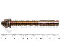 Анкер клиновой 24х260, желтый цинк (2шт)