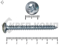 Шуруп с полукруглой головкой DIN7981 5,5х50 (2000шт)