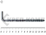 Шуруп с костылём L-образный 10х150 (380шт) – фото