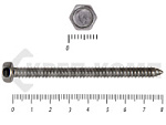 Купить саморез шестигранный нержавейка (din7976 а2)